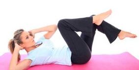 Курсак жана тараптардын арыктоо үчүн көнүгүү